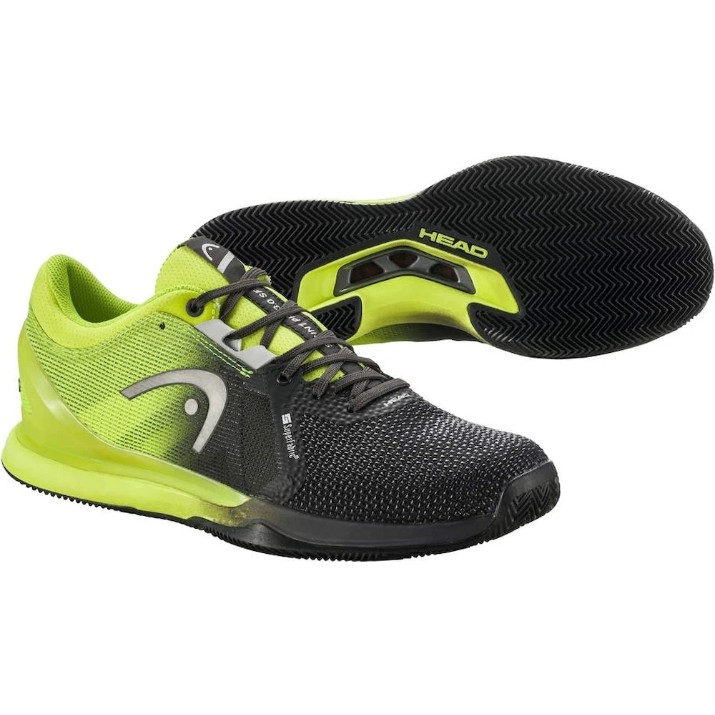 Adidași pentru dame Head Sprint Pro 3.0 SF Clay Women 37 Black/Lime
