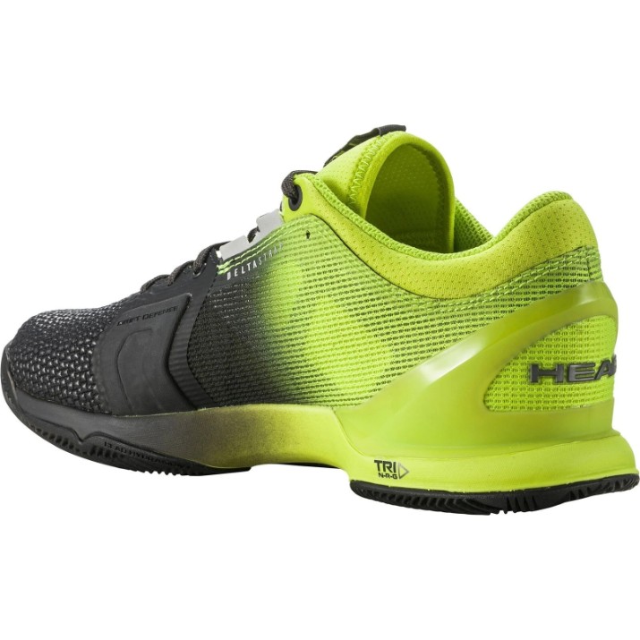 Кроссовки женские Head Sprint Pro 3.0 SF Clay Women 39 Black/Lime