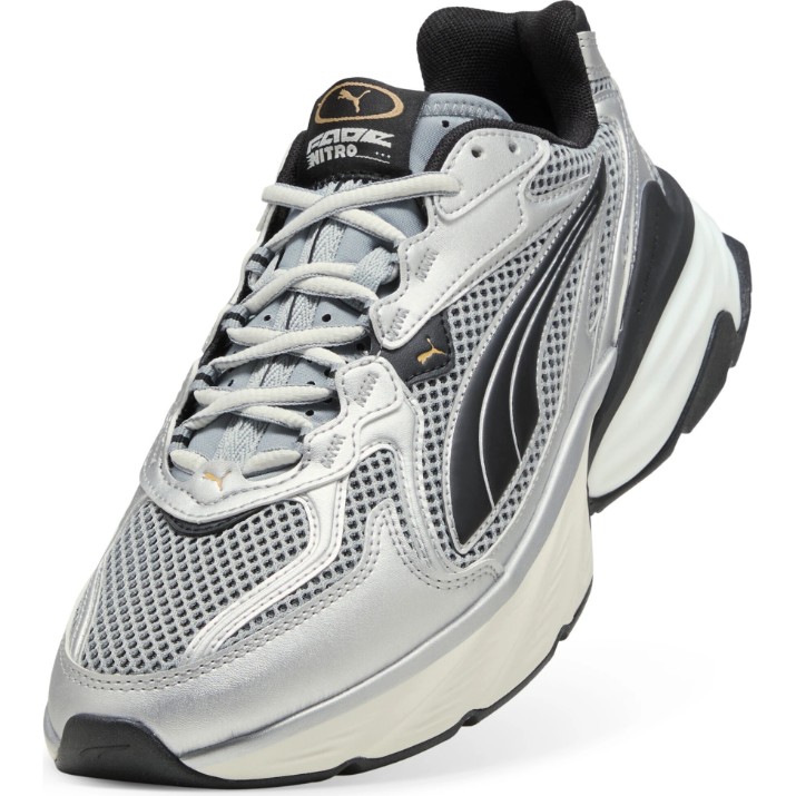 Adidași pentru bărbați Puma Fade Nitro Ls Puma Silver/Cool Mid Gray/Black, s.40