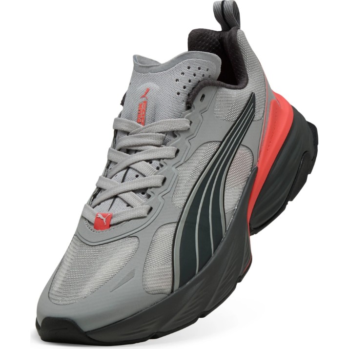 Кроссовки мужские Puma Fade Nitro V2 Running Gray Echo/Shadow Gray/Red Glamour, s.40.5
