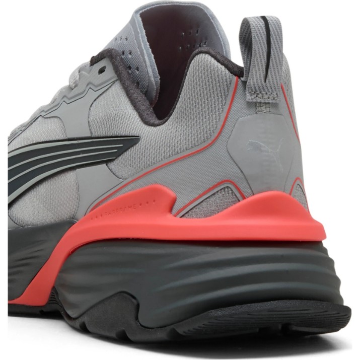 Adidași pentru bărbați Puma Fade Nitro V2 Running Gray Echo/Shadow Gray/Red Glamour, s.45