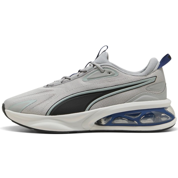Adidași pentru bărbați Puma Solar Gray Echo/Puma Black/Glacial Gray/Blue Jewel, s.40