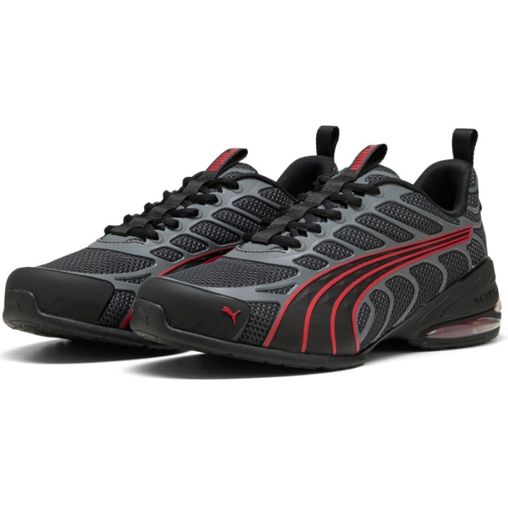 Adidași pentru bărbați Puma Voltra Cool Dark Gray/For All Time Red, s.46.5