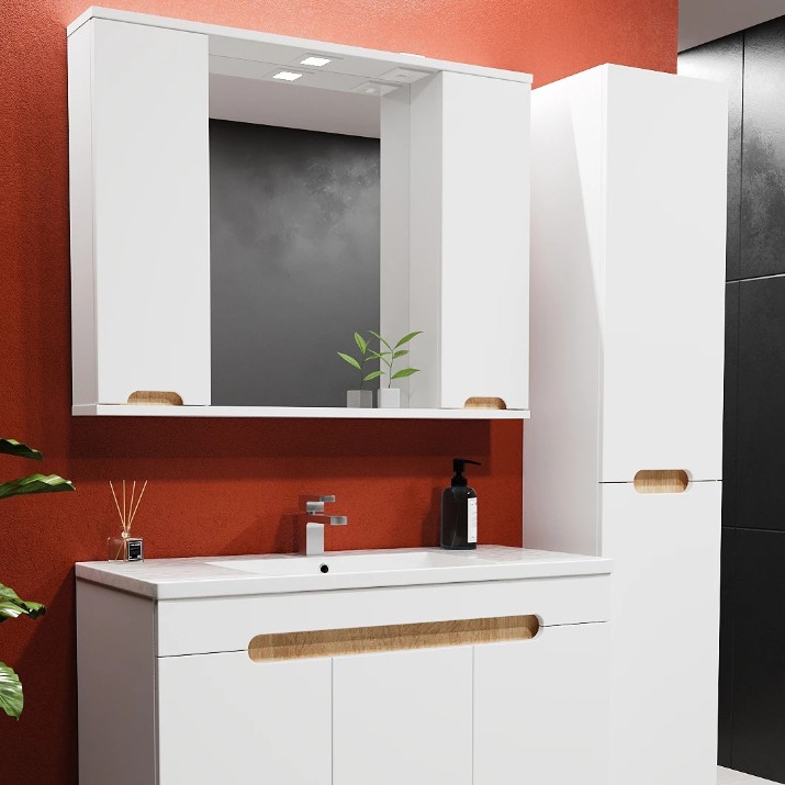 Dulap cu oglindă Bayro Etna Duo 1000x750 (123965)