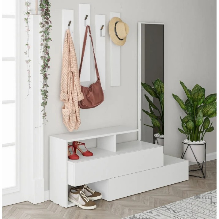 Antreu Trendy Ramda White 137x154x35cm GTR001335