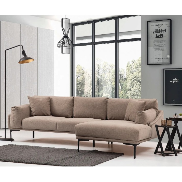 Canapea de colț Trendy Leo Mocha R 255x150x65cm GTR003546