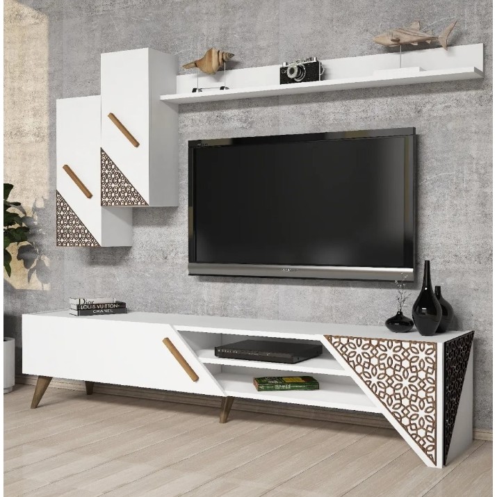 Living Trendy Beril White/Walnut GTR000183