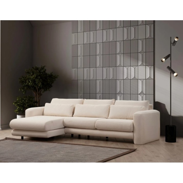 Canapea de colț Trendy Lily Cream L 290x165x73cm GTR003484