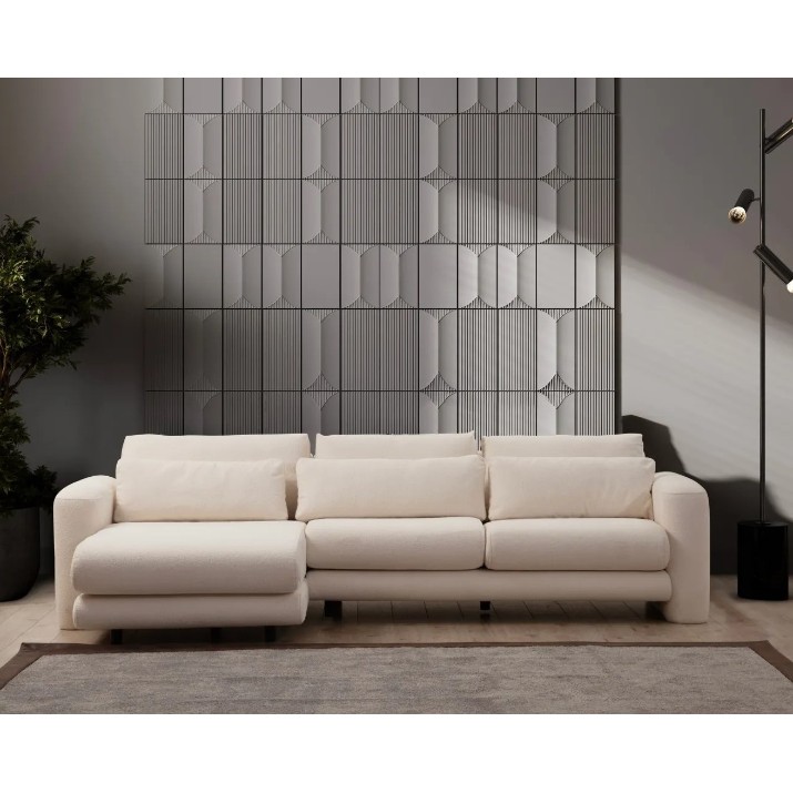 Угловой диван Trendy Lily Cream L 290x165x73cm GTR003484