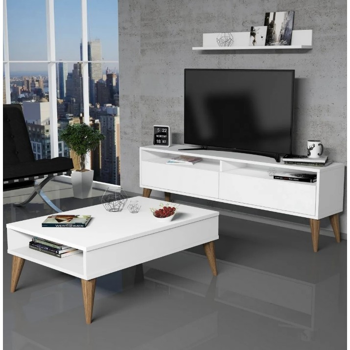 Living Trendy Cel mai bun White/Walnut GTR001238