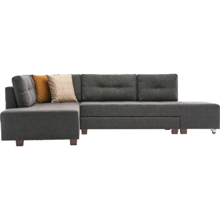 Canapea de colț Trendy Manama Anthracit L 282x206x85cm GTR003366