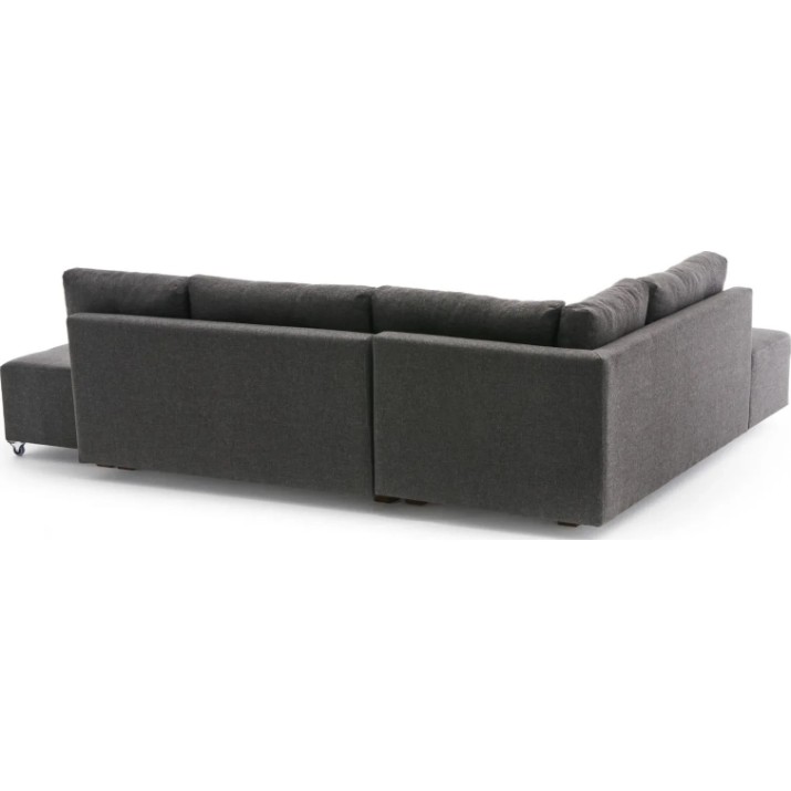 Canapea de colț Trendy Manama Anthracit L 282x206x85cm GTR003366