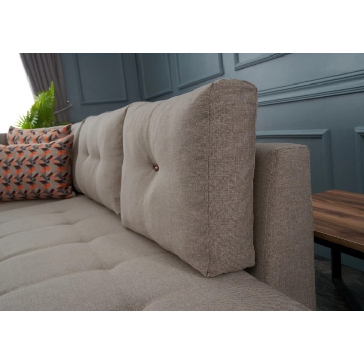 Canapea de colț Trendy Manama Cream L 282x206x85cm GTR003368