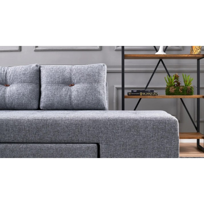 Угловой диван Trendy Manama Grey L 282x206x85cm GTR003369