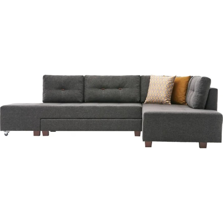 Canapea de colț Trendy Manama Anthracit R 282x206x85cm GTR003420