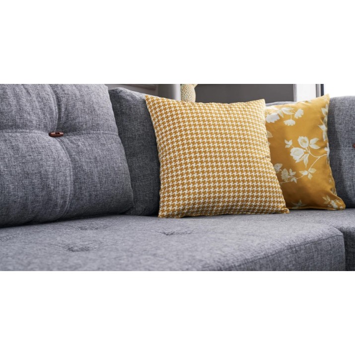 Угловой диван Trendy Manama Grey R 282x206x85cm GTR003423