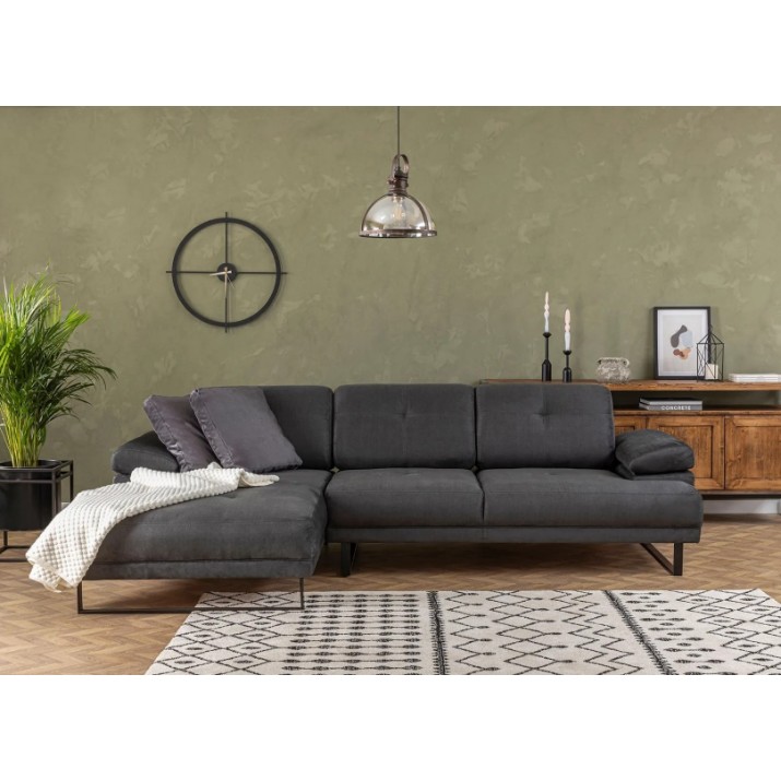 Угловой диван Trendy Mustang Anthracit L 274x174x83cm GTR003480