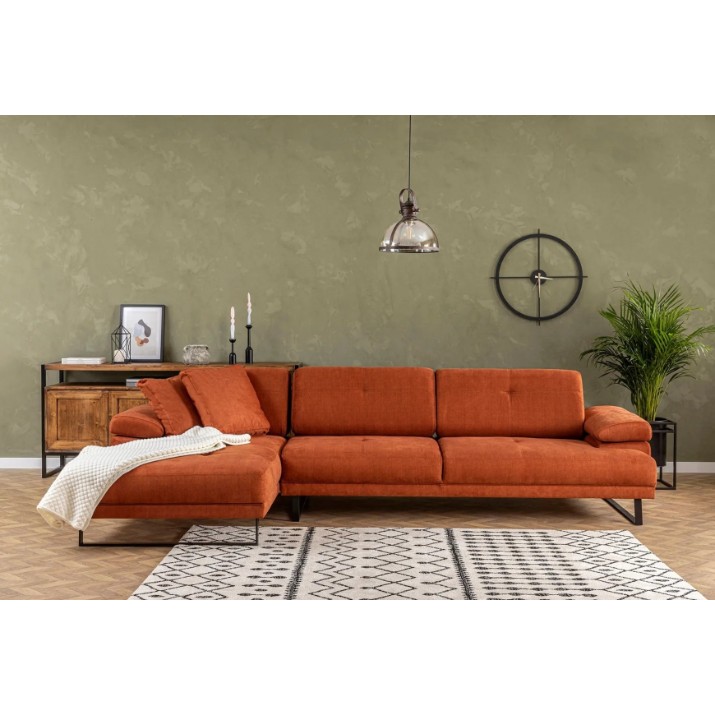 Canapea de colț Trendy Mustang Orange L 274x174x83cm GTR003482