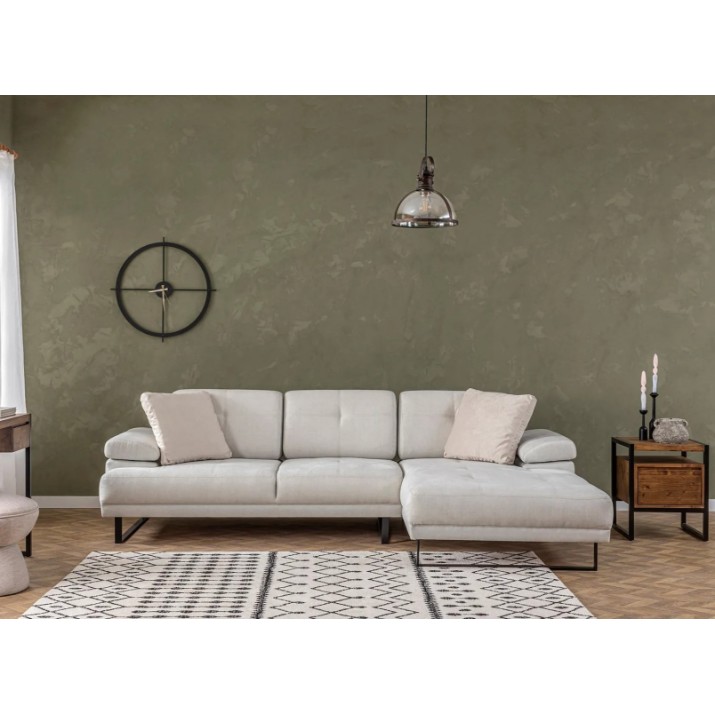 Canapea de colț Trendy Mustang Beige R 274x174x83cm GTR003559