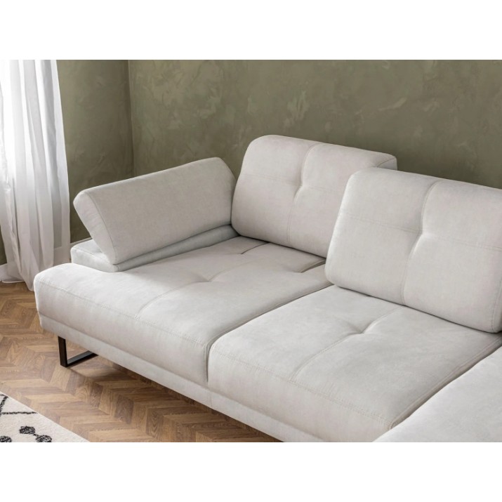 Canapea de colț Trendy Mustang Beige R 274x174x83cm GTR003559