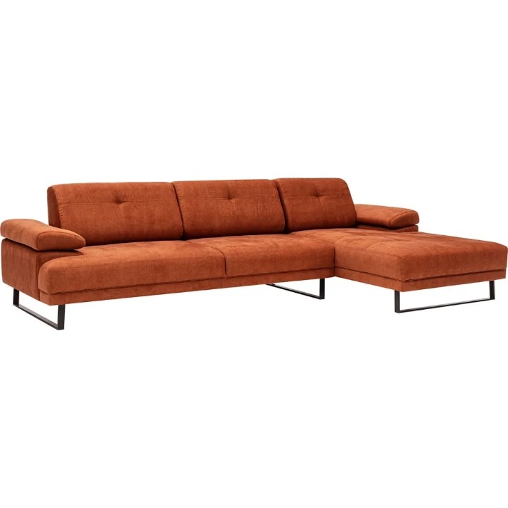 Угловой диван Trendy Mustang Orange R 274x174x83cm GTR003560