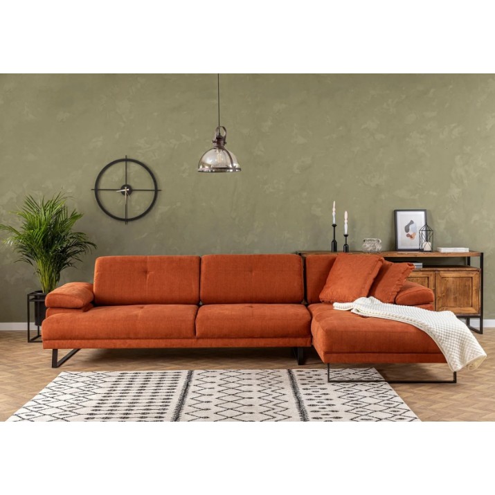 Угловой диван Trendy Mustang Orange R 274x174x83cm GTR003560