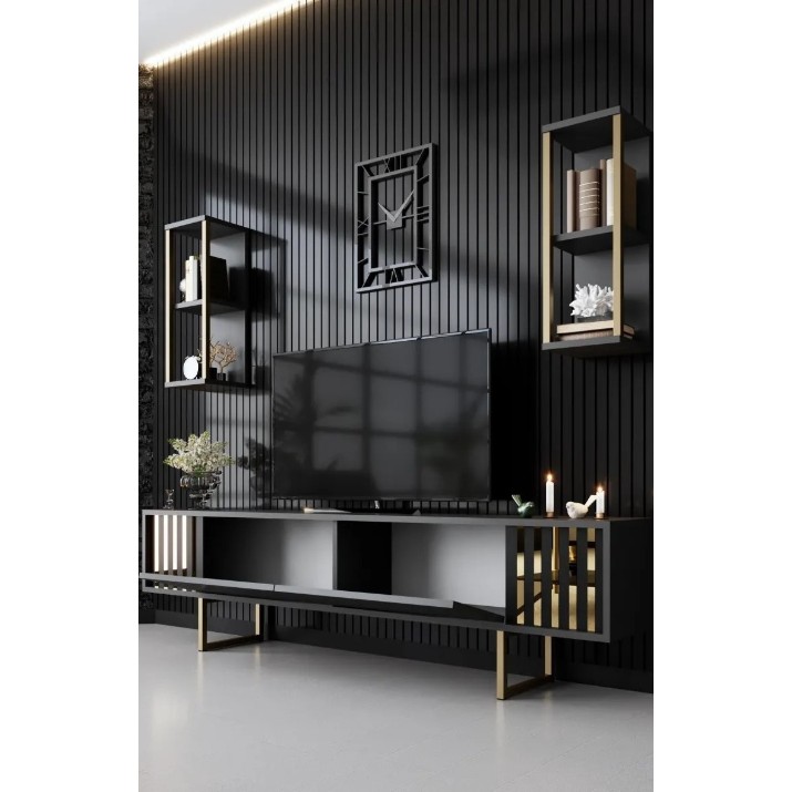 Гостиная Trendy Gold Line Anthracit/Black/Gold GTR006445