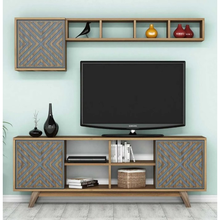 Гостиная Trendy Inci Walnut/Blue GTR000165