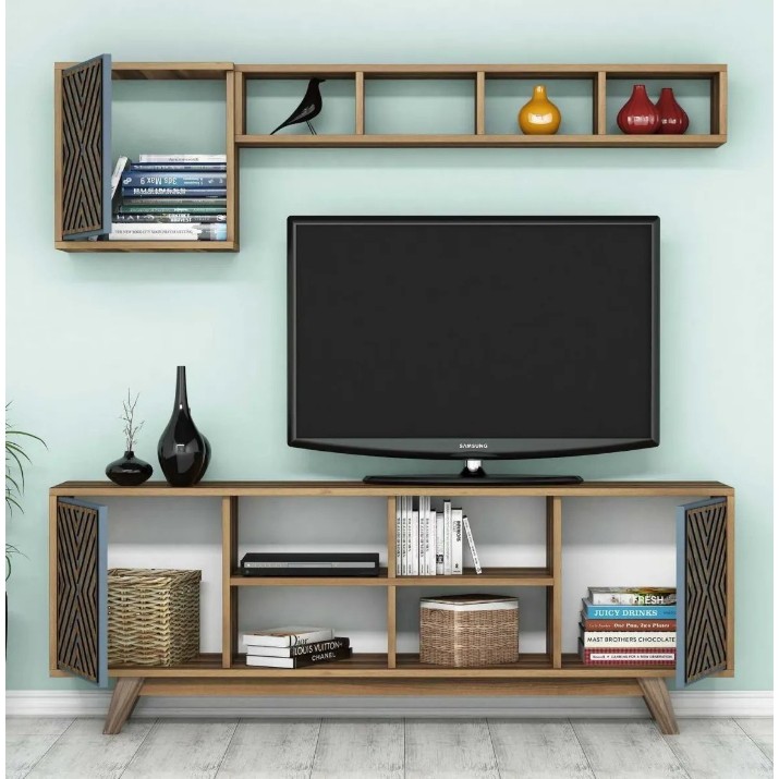 Гостиная Trendy Inci Walnut/Blue GTR000165