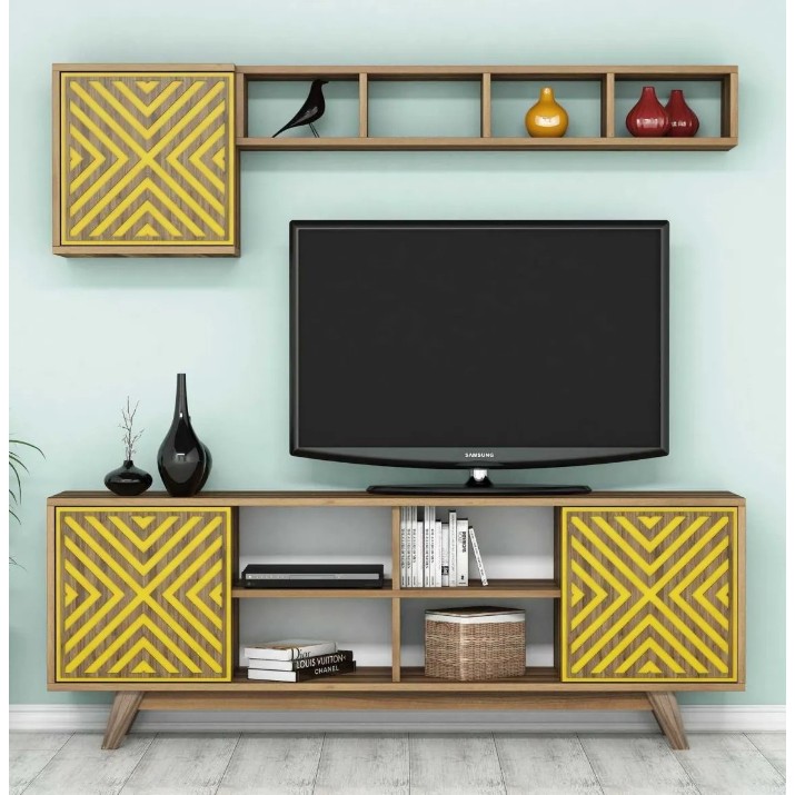 Гостиная Trendy Inci Walnut/Yellow GTR000168