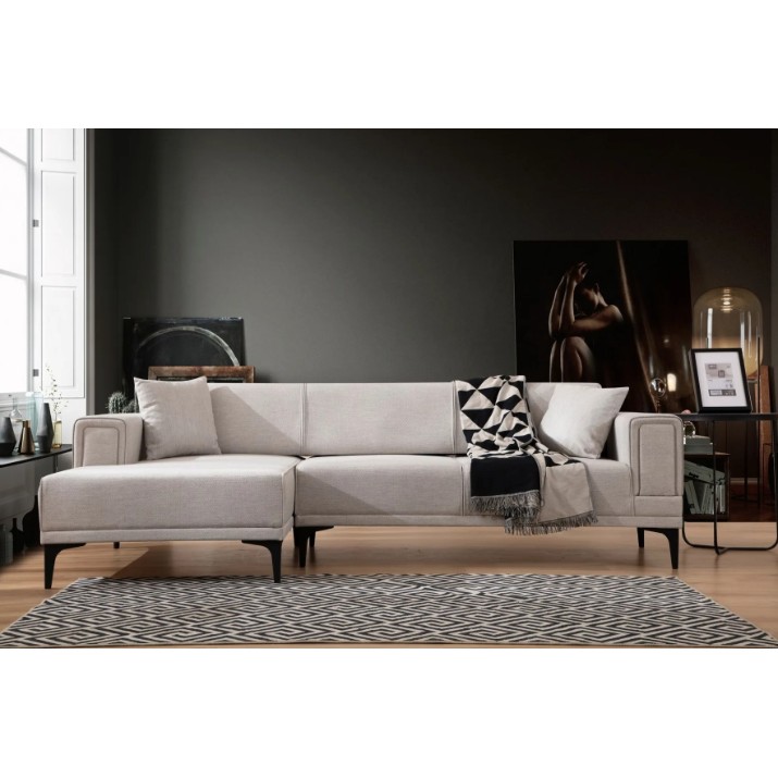 Угловой диван Trendy Orizont Ecru L 250x140x77cm GTR003324