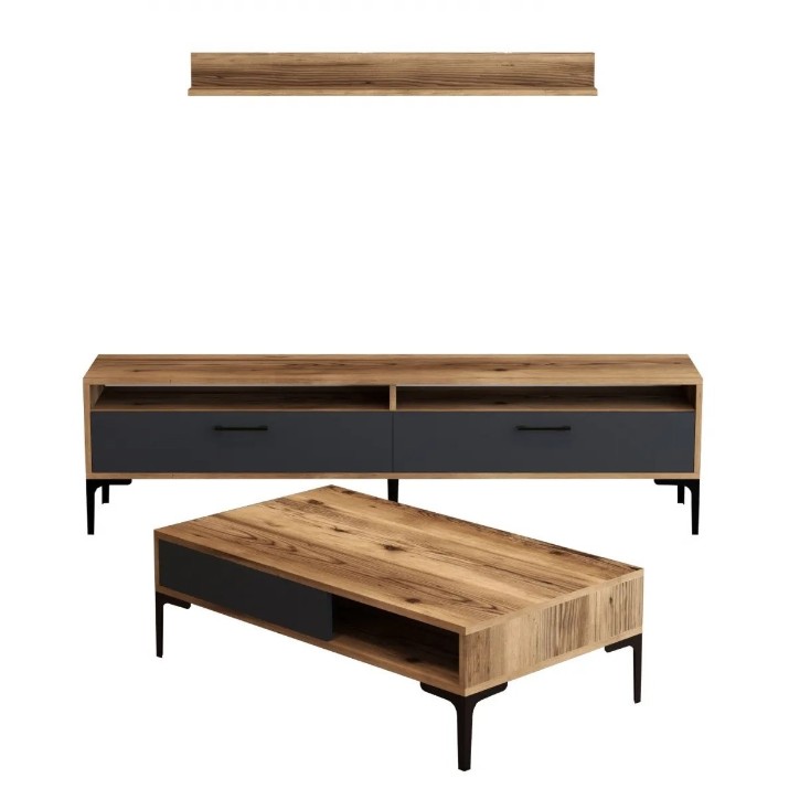 Living Trendy Istanbul Walnut/Anthracit/Black GTR001265