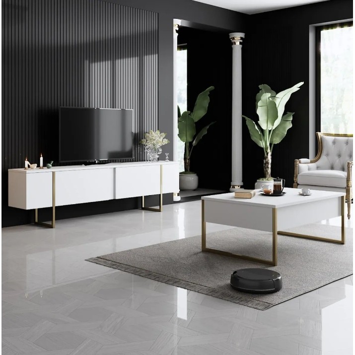 Living Trendy Luxe White/Gold GTR006322