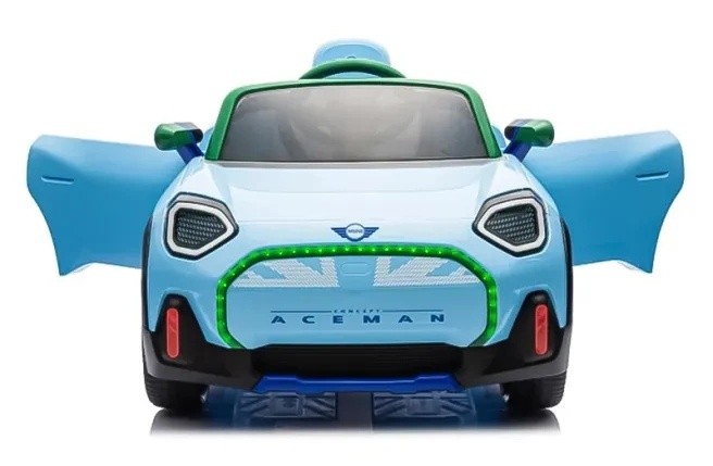 Mașinuța electrica Jiajia Mini Cooper Light Blue (JE1688)