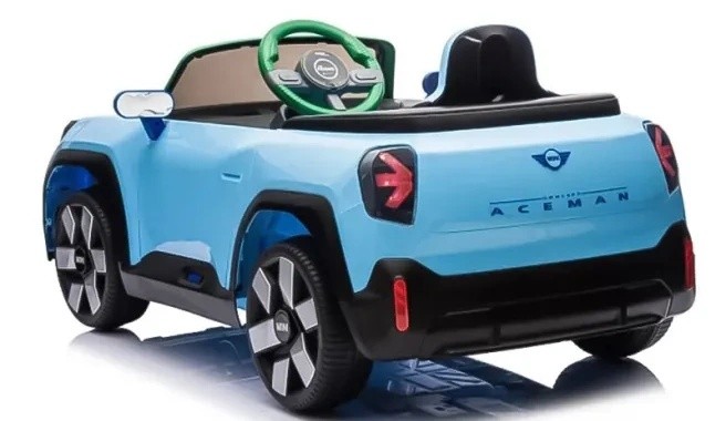 Mașinuța electrica Jiajia Mini Cooper Light Blue (JE1688)