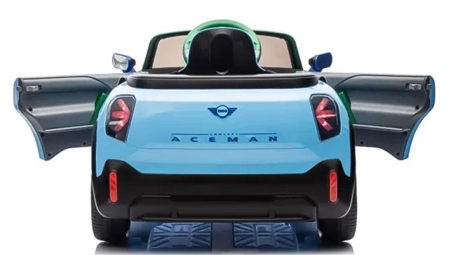 Mașinuța electrica Jiajia Mini Cooper Light Blue (JE1688)