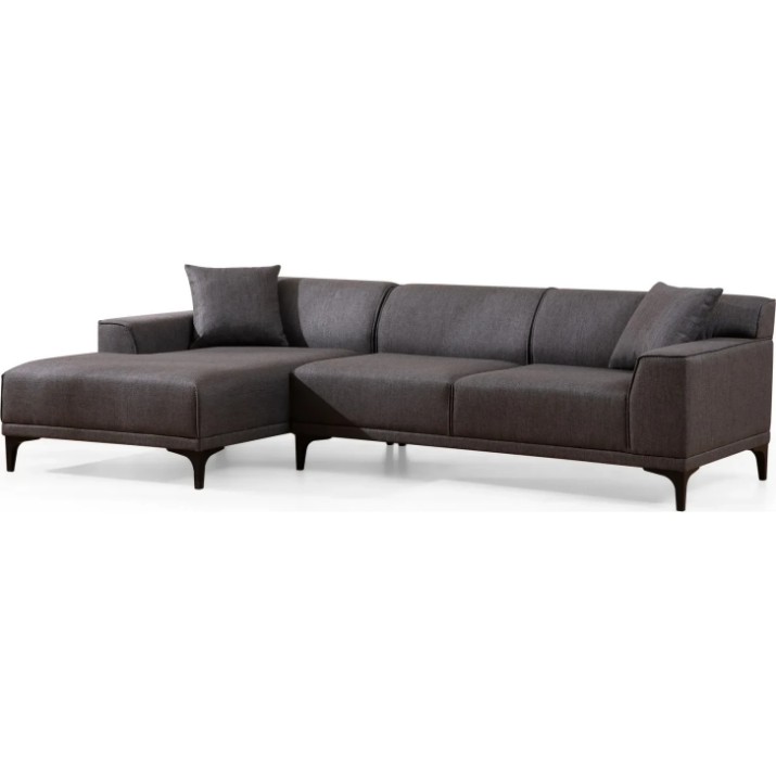 Угловой диван Trendy Petra Anthracit L 250x145x69cm GTR003451