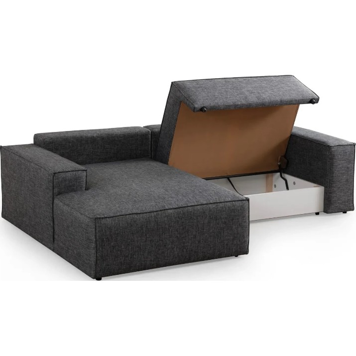 Canapea de colț Trendy Pirlo Dark Grey L 260x170x78cm GTR003335