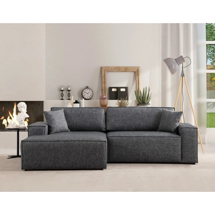 Canapea de colț Trendy Pirlo Dark Grey L 260x170x78cm GTR003335