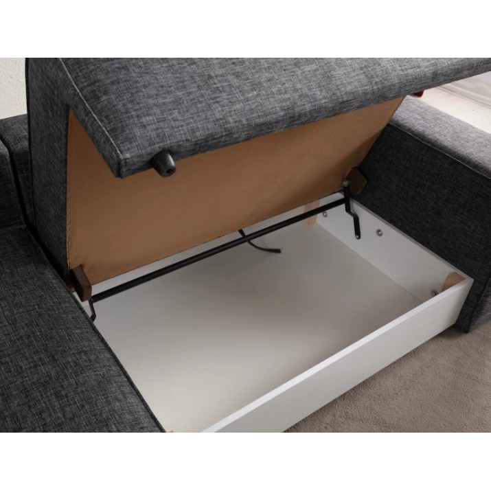 Canapea de colț Trendy Pirlo Dark Grey L 260x170x78cm GTR003335