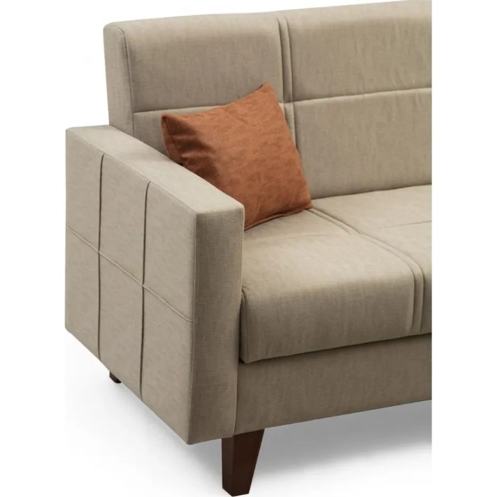 Угловой диван Trendy Polya Beige 216x130x86cm GTR007523