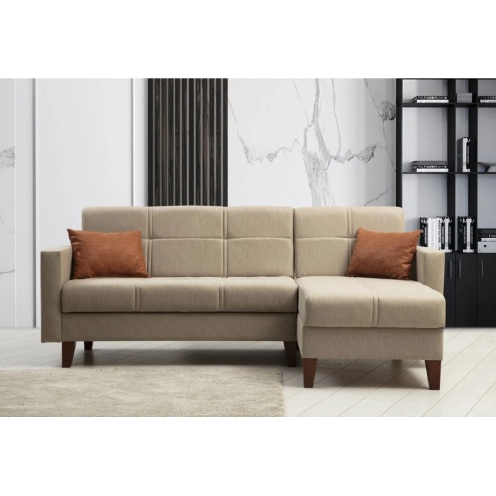 Canapea de colț Trendy Polya Beige 216x130x86cm GTR007523