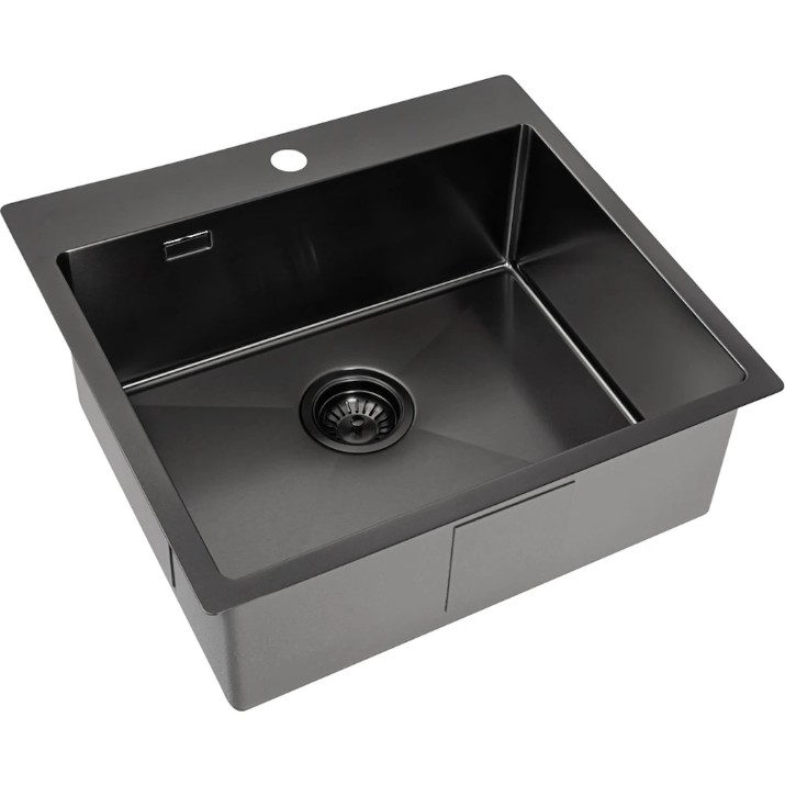 Chiuvetă de bucătărie Bohm HM 50x50-215 Nano Black