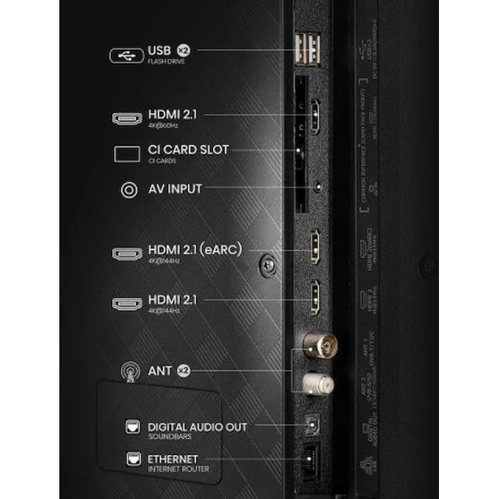 Телевизор Hisense 43E7Q Pro