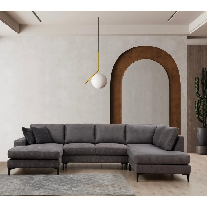Угловой диван Trendy Porto CHL-02-C-EOT Anthracit 314x200x90cm GTR003625