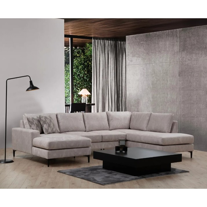 Canapea de colț Trendy Porto CHL-02-C-EOT Beige 314x200x90cm GTR003626