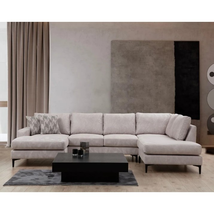 Canapea de colț Trendy Porto CHL-02-C-EOT Beige 314x200x90cm GTR003626