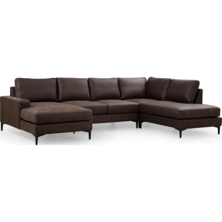 Canapea de colț Trendy Porto CHL-02-C-EOT Brown 314x200x90cm GTR003627