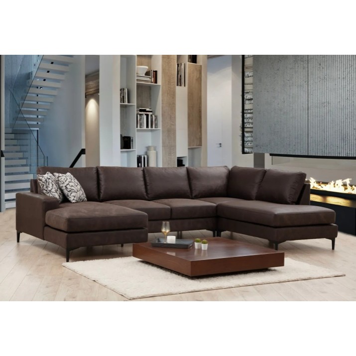 Canapea de colț Trendy Porto CHL-02-C-EOT Brown 314x200x90cm GTR003627