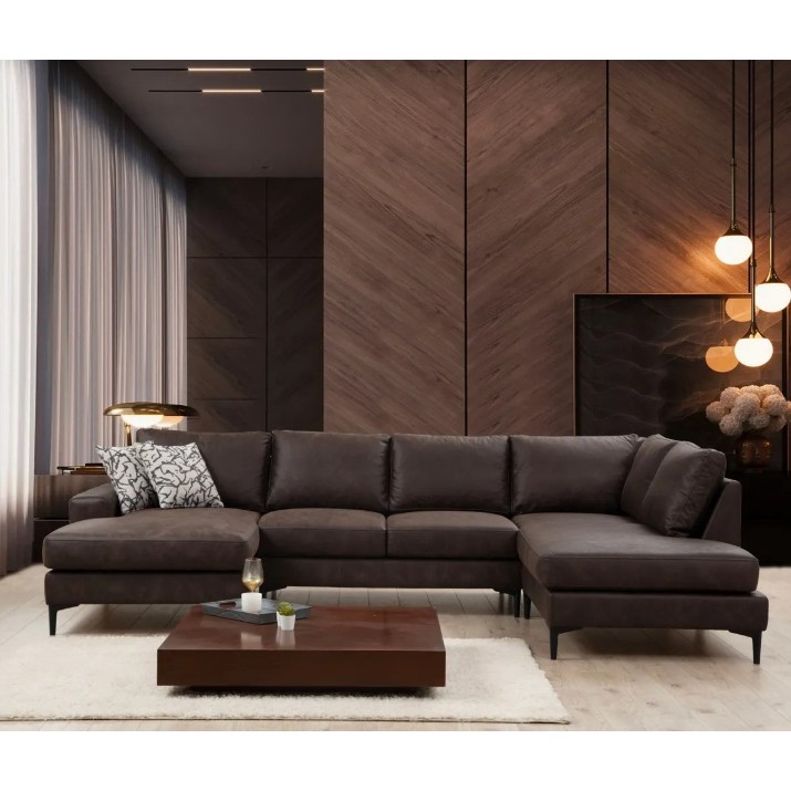 Canapea de colț Trendy Porto CHL-02-C-EOT Brown 314x200x90cm GTR003627